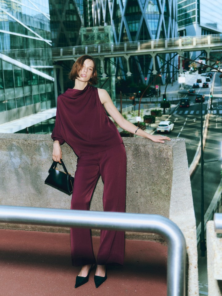 Laurina Topp - Burgunder/ Fig